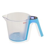 Cantar de bucatarie digital Zilan ZLN 7788,Albastru cu cana, capacitate 2 kg,