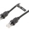 Cablu Patch UTP Cat6 PVC Negru 15m