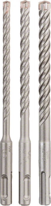 Bosch Set 3 burghie SDS Plus-5X, D6-10mm ProAdvanced PowerfulTools