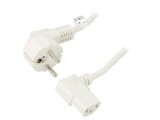 Cablu Alimentare CEE 7/7 la IEC C13 90&deg; 2m, Goobay
