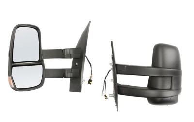 Oglinda usa exterioara Iveco Daily, 07.2014-, partea Stanga, reglare electrica; textil; incalzit; sticla convexa; geam cromat; Senzor de temperatura; foto