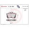 Placute frana Honda Accord 6 (Ck Cg Ch Cf) 03.97-12.03, Accord 6 Hatch Clback (Ch Cl) 12.99-12.02, Accord 7 (Cl Cn) 01.03-09.12, Spate, BREMBO