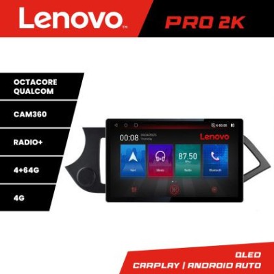 Navigatie Kia Picanto 2011-2015 K-217 Lenovo PRO 4+64 13 inch 2K android 4G DSP gps internet CarStore Technology foto