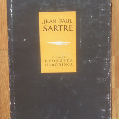Georgeta Horodinca - Jean Paul Sartre -legata, 1080 exemplare, stare foarte buna
