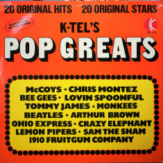 VINIL Various ‎– K-Tel's Pop Greats - (-VG) -