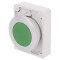 Comutator apăsare 30mm verde