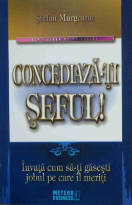 Stefan Murgeanu - Concediaza-ti seful (Editia: 2008) foto