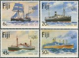 Fiji 1980 - Vapoare, serie neuzata