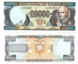 Ecuador 20 000 Sucres 1999 P-121 UNC
