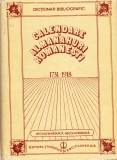 AS - RADUICA GEORGETA &amp; NICOLIN - CALENDARE SI ALMANAHURI ROMANESTI 1731 - 1918