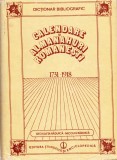 AS - RADUICA GEORGETA &amp; NICOLIN - CALENDARE SI ALMANAHURI ROMANESTI 1731 - 1918