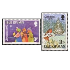Isle of Man 1982 - Craciun, serie neuzata