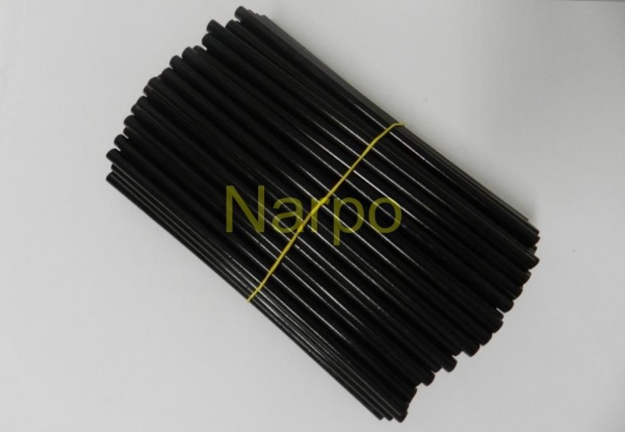 Set bara silicon negru diametru 7mm, 1Kg, 90 buc pentru pistol de lipit