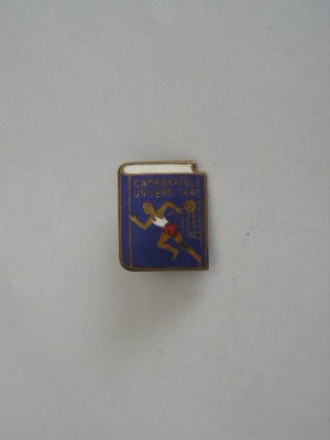 QW9 N5 71 - insigna - sport - atletism - Campionatele universitare foto
