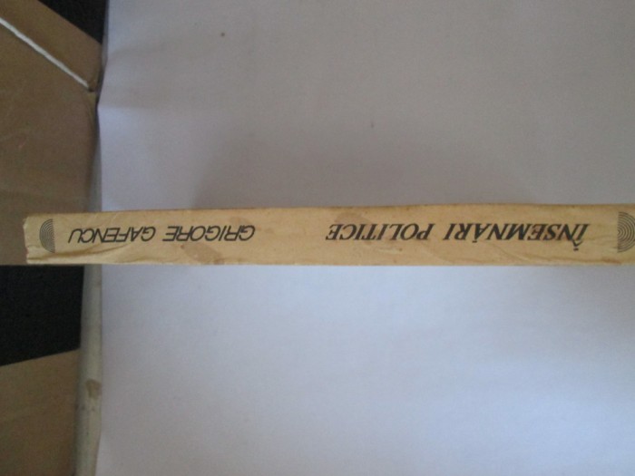 Grigore Gafencu - Insemnari politice