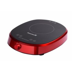 Plita cu inductie Hausberg HB-1527RS, 2000W, control tactil, o zona de gatit, Rosu foto