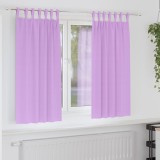 VidaXL Perdele cu perdele 2 pcs Violet Poliester
