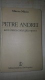 Petre Andrei. Activitatea, conceptia, opera- Mircea Maciu