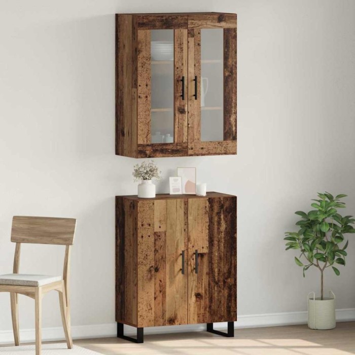 Bufet Pe perete Lemn vechi 69.5 x 34 x 90 cm Lemn compozit