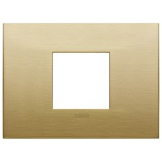 Rama Ornament 2M metal pentru doza de 3M Vimar Arke alama periata 19652.12