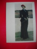 HOPCT 23418 PORTRET OLGA MOHAILOVNI NESTEROVOI 1906-MIHAIL V NESTEROV 1862-1942 --MUZEE RUSIA - CP PICTURA --NECIRCULATA