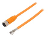 Cablu M12 10m pentru senzori, 5 pini, IP67 - Lumberg Automation