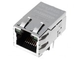 Soclu RJ45 ecranat cu LED și PoE 8p8c