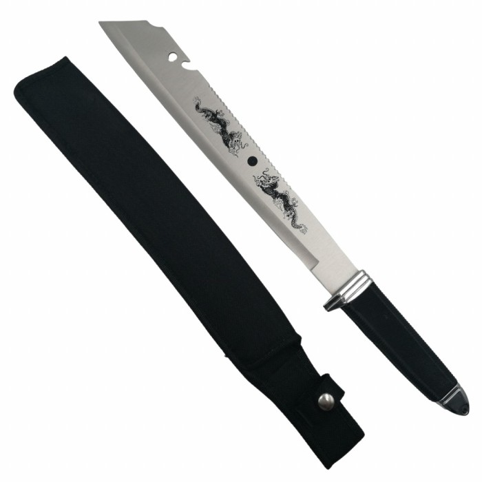 Maceta de vanatoare DEPOX&reg;, Heart of China, argintiu, 46 cm, teaca inclusa