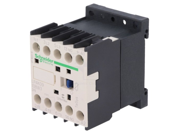 Contactor 3P NO 24VDC 9A 690V