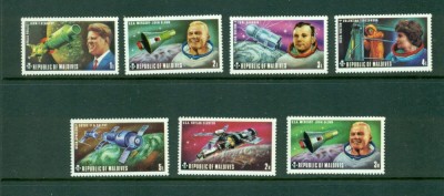 MALDIVE, SPACE - SERIE COMPLETĂ MNH foto