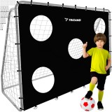 Poarta de fotbal cu panza de precizie si plasa Trizand 240 cm