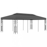 Pavilion, antracit, 3 x 6 m GartenMobel Dekor, vidaXL