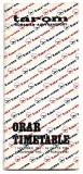 Orar TAROM (pliant, broșură) - valabil pentru 1 noiembrie 1982 - 26 martie 1983 (&icirc;n limba rom&acirc;nă și engleză)