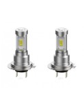 Set 2 leduri H7 Canbus, 6000k, 80W, luminozitate 2000 Lm, 12V-24V