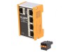 Switch Ethernet Neadministrabil 5 Porturi 18-30VDC UF05T