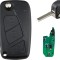 Cheie Auto Programabila Completa 433MHz, cu 3 butoane, compatibila Fiat Qubo, Fiorino, Doblo, Punto, Citroen Nemo, Peugeot Bipper &ndash; cip ID46/PCF7946,
