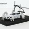 Set diorama + 5 mecanici Pit Stop (alb) scara 1:43