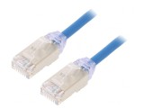 Patch Cord TX6A-28 F/UTP LSZH Albastru 1m 28AWG