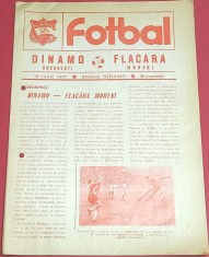 Program meci fotbal DINAMO Bucuresti - FLACARA Moreni (13.06.1987)