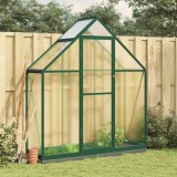 Sere cu cadru de baza, verde, 169x58x202 cm, aluminiu GartenMobel Dekor, vidaXL