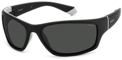 Ochelari de Soare POLAROID PLD 2135/S 08A/M9, 65mm, Negru-Gri foto
