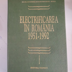 ELECTRIFICAREA IN ROMANIA 1951 - 1992 - PAUL CARTIANU , COSTIN RUCAREANU