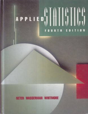 John Neter, William Wasserman, G.A. Whitmore - Applied Statistics foto