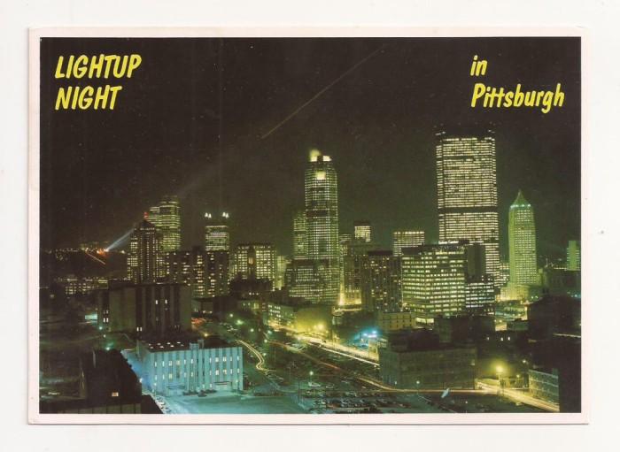 FA24-Carte Postala- SUA - Pittsburgh, circulata 1985