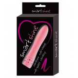 Vibrator Roz cu Strasuri, Smart Shine Jewel Pink