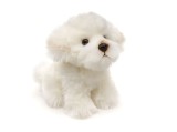 Caine de plush Bichon Maltez de jucarie 12,5cm