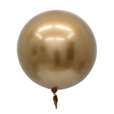 Balon latex auriu magic, rotund, 18", 45 cm
