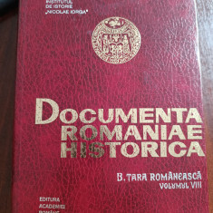 DOCUMENTA ROMANIAE HISTORICA- B. TARA ROMANEASCA, VOLUMUL VIII (1576- 1580)
