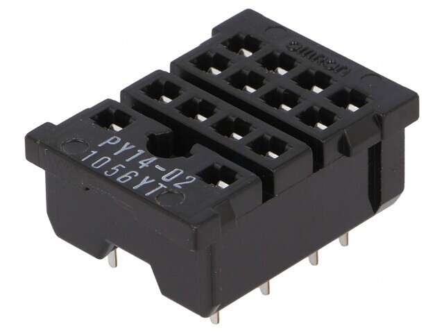Stativ pentru relee H3YN-2, H3YN-4, MY4, MY4N, PY14-02 PCB 250VAC