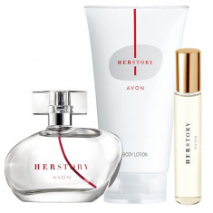 Herstory AVON ORIGINAL sigilat cadou lotiune si miniparfum foto